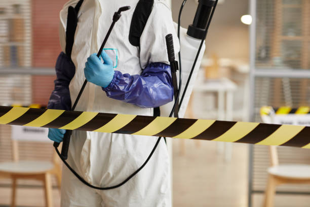Professional Sewage Cleanup technician working in Sutter, CA